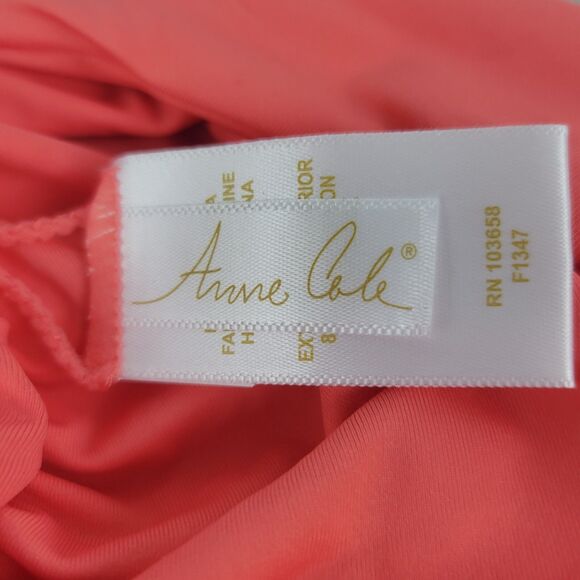 Anne Cole Swim Bottom Juicy Coral Convertible Shirred Bikini Womens Size 18W NWT - Picture 3 of 10